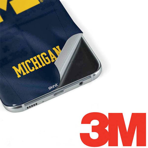 University of Michigan Blue Jersey Galaxy S8 Plus Skin